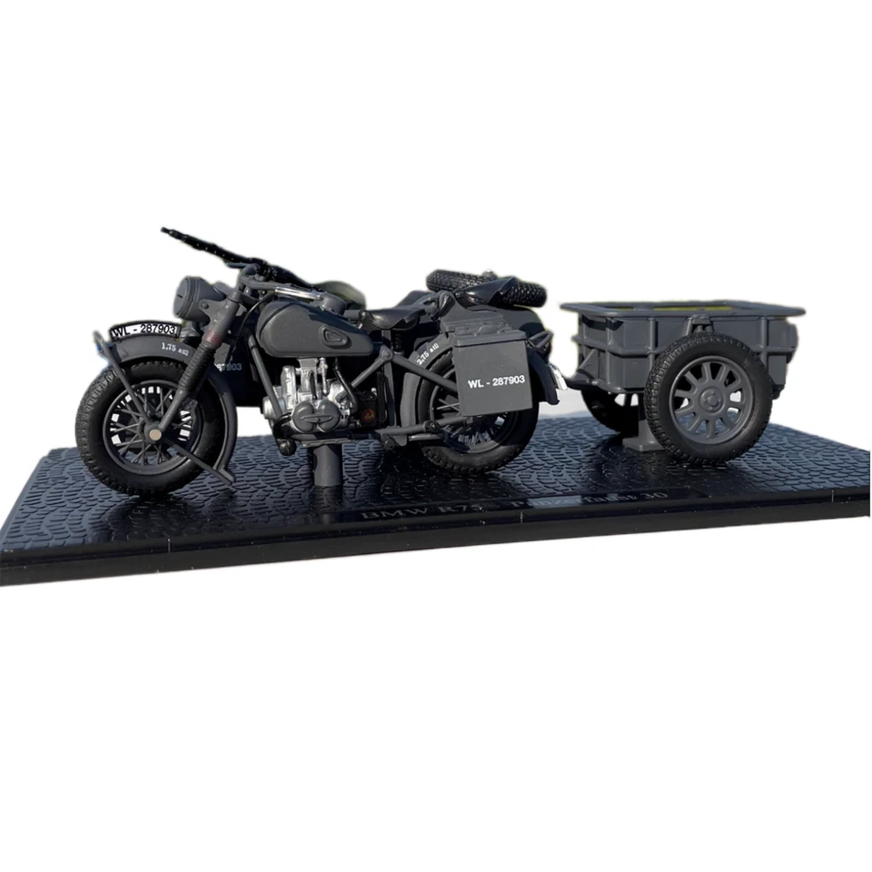 New 1/24 Plastic German WWII R75 Panzerfaust 30 Motorcycle Souvenir Display - Image 3 of 4