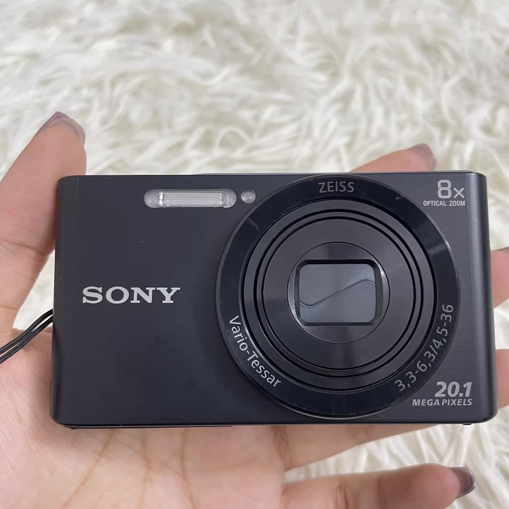 Sony DSC-W830 CyberShot 20.1MP Digital Camera 8x Zoom w/Battery/SD