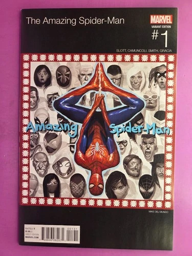 AMAZING SPIDER-MAN #1 HIP HOP VARIANT  VF/NM  2015  COMBINE SHIP BX2455 N25