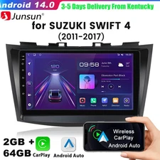 9"Carplay 2+64G Android14 For Suzuki Swift 4 2011-2017 Car Stereo Radio GPS Navi