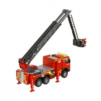 Majorette Volvo Feuerwehr-Truck 19Cm Modellauto Mit Leiter & Gummireifen