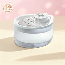Circulating Pet Water Fountain, USB-Powered 2500ML Dispenser with Night Light