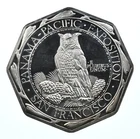 2015 10 Troy Oz Silver Art Round Panama-Pacific Exposition *0855