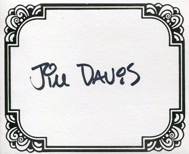 Jim Davis Garfield Author Comic Strip Cartoonist Signed Autograph