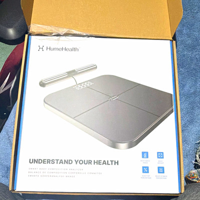 HumeHealth HH-BP Smart Body Composition Scale Bluetooth Digital 400 lb Black