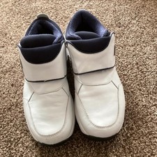 Ladies STYLO Golf Shoes - White/Blue - Size 5 - Hardly Worn - Excellent Cond.