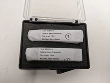 Starna 28B-Q-10 Black Quartz Micro Cuvettes, 10mm, Stoppers, Pair