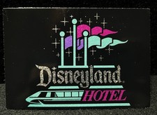 Vintage 1980s Disneyland Hotel Hard Original Glitter Sticker