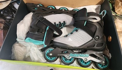 ~  New In Box - Rollerblade Zetrablade Elite Women's Inline Skates Size 8  ~