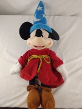 Disney Store Fantasia Mickey Mouse Wizard 24  Large Plush