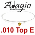 MultiPack Of 5x Spare Single .010 Guitar Strings For Acoustic Electric Adagio