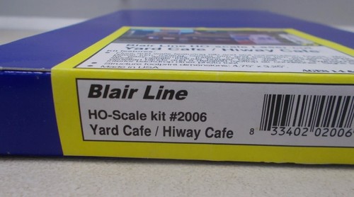 Blair Line 1/87 HO Scale RAIL YARD CAFE HIWAY CAFE w/ Signs -Laser Cut Model Kit - Picture 7 of 7