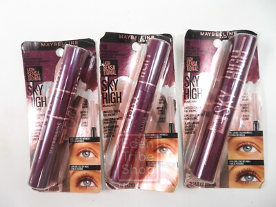 Lot of 3  Maybelline Lash Sensational Sky High Mascara, #793 Burgundy Haze