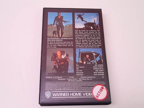 Mad Max 2 II - Der Vollstrecker 1981 Uncut VHS German PAL Video Mel Gibson - Picture 2 of 5