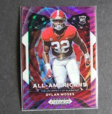 DYLAN MOSES 2021 Prizm Draft Picks All Americans Purple Wave Prizm #190 Jaguars