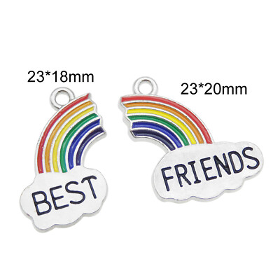 Rainbow Pinwheel Charm or Pendant Sterling Silver with Enamel Coloring Rainbow Pinwheel Charm or Pendant Sterling Silver with Enamel Coloring
