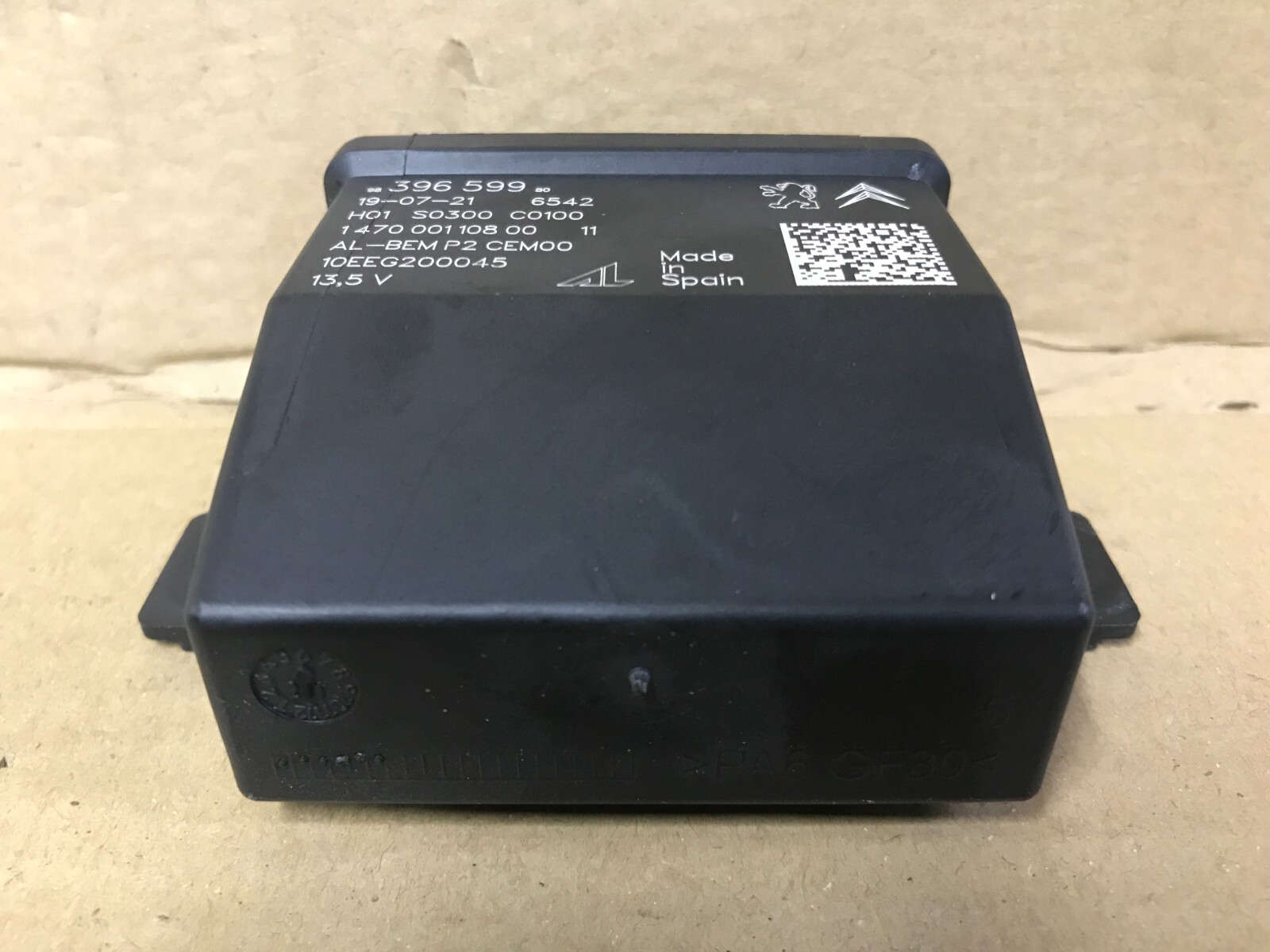 PEUGEOT E-208 ELECTRONIC CONTROL MODULE 9839659980 2019 2020 2021 