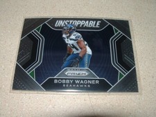 2020 PANINI PRIZM FOOTBALL BOBBY WAGNER UNSTOPPABLE SILVER PARALLEL CARD