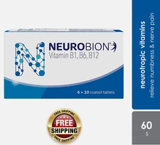 60's Neurobion Vit B1, B6, B12 for Nerve Relief Numbness & Tingling