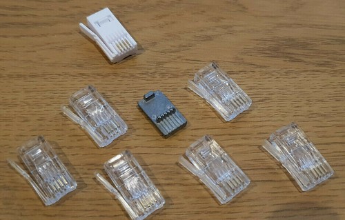 BT431a 631A Crimping Crimper Tool + 5 Genuine BT CLEAR Connector Telephone Plugs - Picture 2 of 7