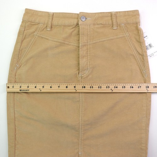 Free People We The Free Women's Camel Corduroy Pencil Skirt Size 29 NWT $98 - Bild 10 von 16