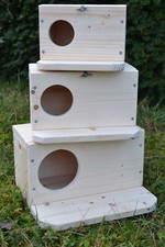 Chinchilla Eich / Streifenhörnchen Ratten Schlafhaus zum Einhängen + Sitzbrett