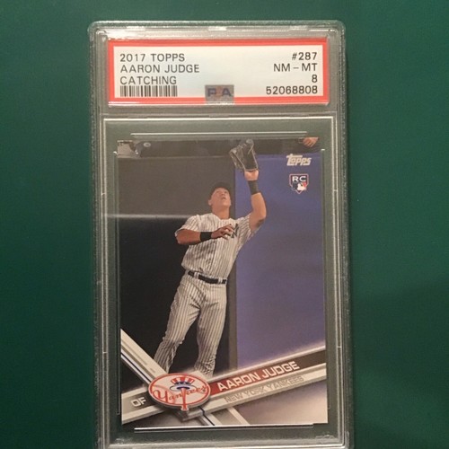2017 Topps #287 Aaron Judge (RC) (Catching) (PSA 8) 8808 | eBay