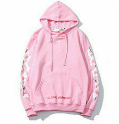Off white hoodie men hip-hop Cherry 