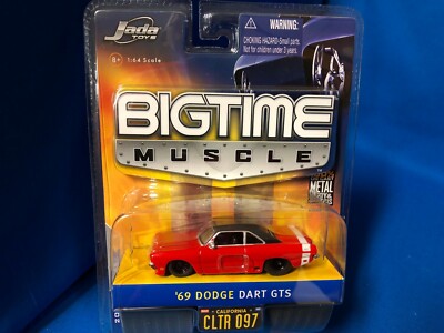 JADA BIG TIME MUSCLE 69 DODGE DART GTS 1/64 DIECAST WAVE 9, RED | eBay