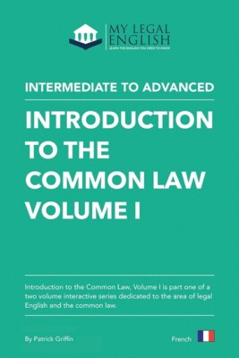 Introduction To The Common Law, Vol 1: English For An Introduction To The C...