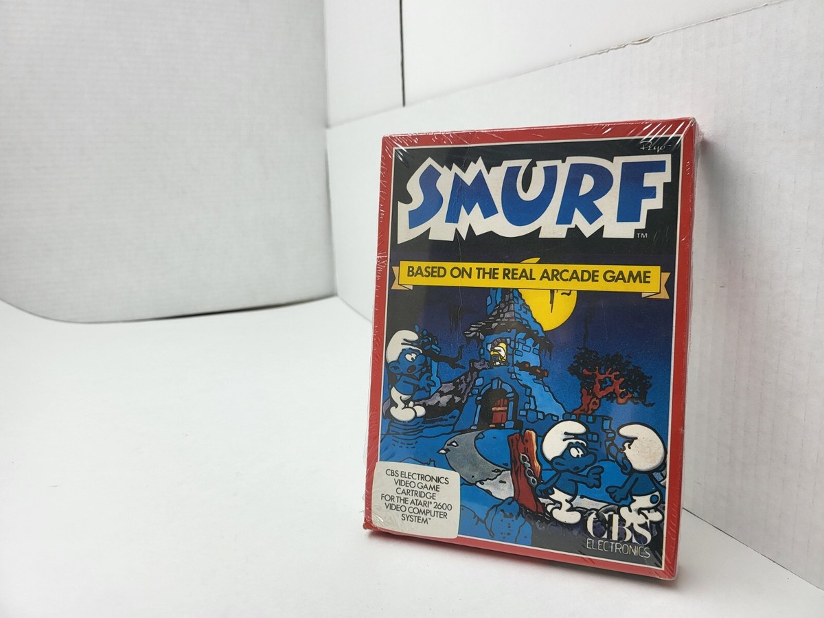 家庭用ゲームソフト SMURF [ATARI2600 PAL] NEW SMURF W/DAMAGED BOX GAME FOR PAL ATARI 2600 + 2600+ PLUS