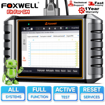 FOXWELL NT710 For GM Bi-directional OBDII Scanner Diagnostic ABS Oil Ecu Coding