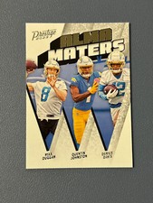2023 Panini Prestige Alma Maters #22 Max Duggan/Quentin Johnson/Derius Davis