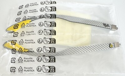 Ray Ban RB8331M Scuderia Ferrari Silver Yellow Carbon Fiber Replacement  Arms