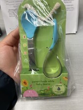 Green Sprouts, Learning Spoon Set, 9 Months, Aqua, 1 Set