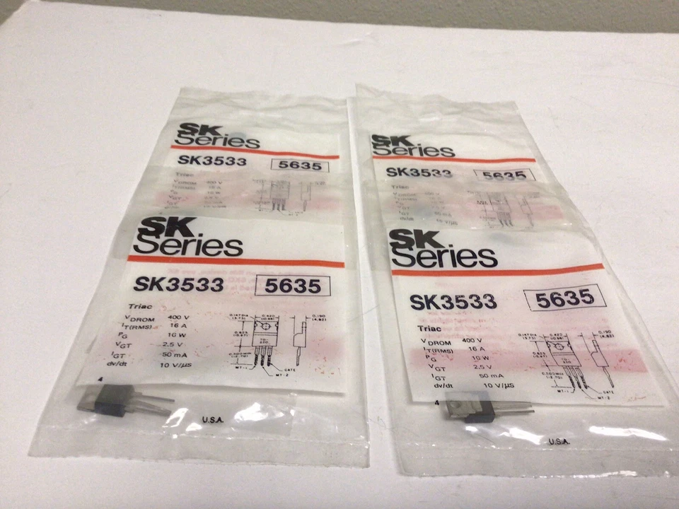 НОВЫЙ, (ЛОТ ИЗ 4) SK СЕРИИ SK3533 5635 TRIAC ВЫПРЯМИТЕЛЬ, БЕСПЛАТНАЯ ДОСТАВКА - Изображение 2 из 4