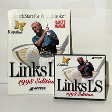 Links LS 1998 Edition Golf CD-ROM PC Game with Box Manuals BUY 2 GET 1 FREE
