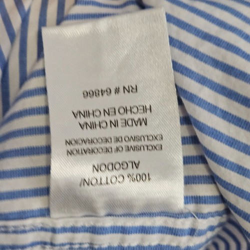 Lee Boys Regular Fit Short Sleeve Button-Up Striped Shirt Size L Casual - Picture 7 of 12