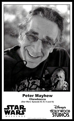 Peter Mayhew Chewbacca 5" x 8" Photograph Signed Autograph (no COA)