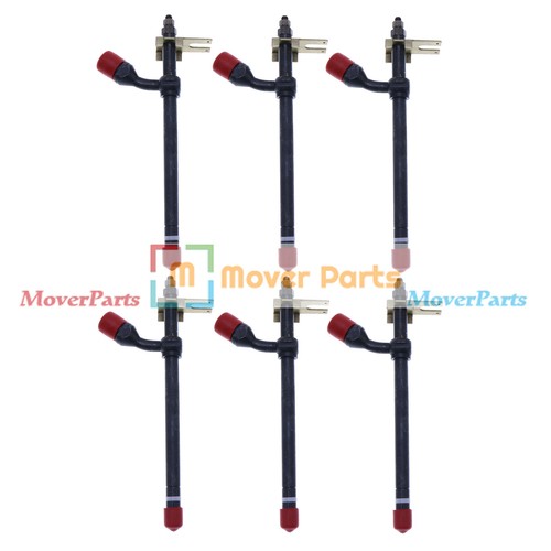 6PCS Fuel Injector A138322 20668 for Case 1470 1370 1270 1175 1170 1090