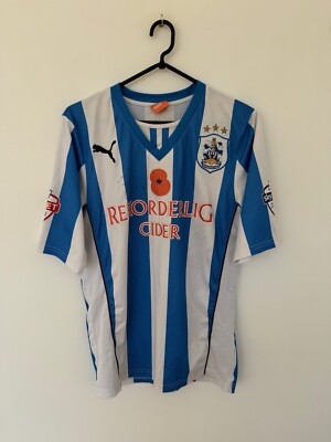 Maillot Huddersfield Town Domicile 2013/2014 #25 Carroll - Édition Match Porté - Taille M