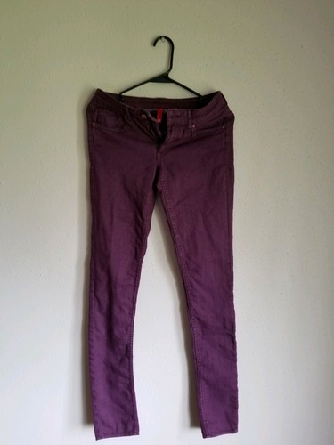 PURPLE SKINNY JEANS/ RED CONCEPT SIZE 