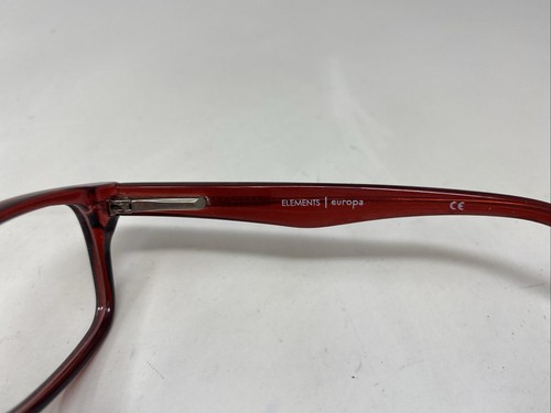 Marco de gafas de borde completo Europa Elements EL-244 C2 45-16-125 Borgoña -F00 - Imagen 6 de 8