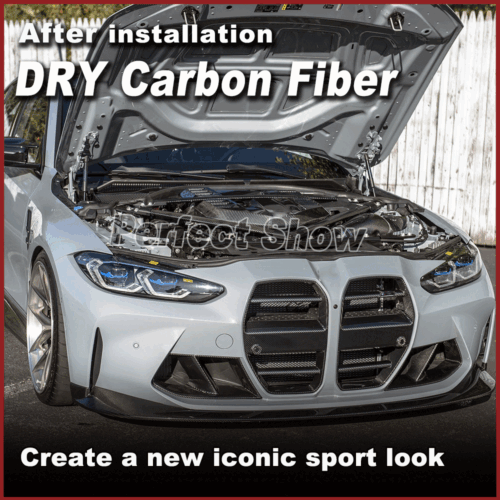 Für BMW G80 M3 G82 G83 M4 2021-2023 Carbon Front Kühlergrill Frontgrill Grill - Bild 3 von 14