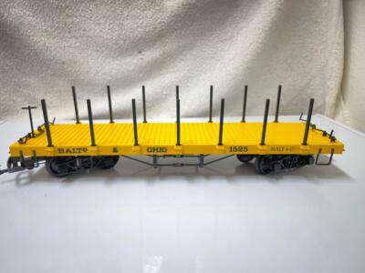 Bachmann 95615 Baltimore & Ohio Flat Car w/ stakes 1525 B&O G