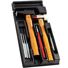 Facom 7 Piece Hammer, Chisel and Punch Set in Module Tray