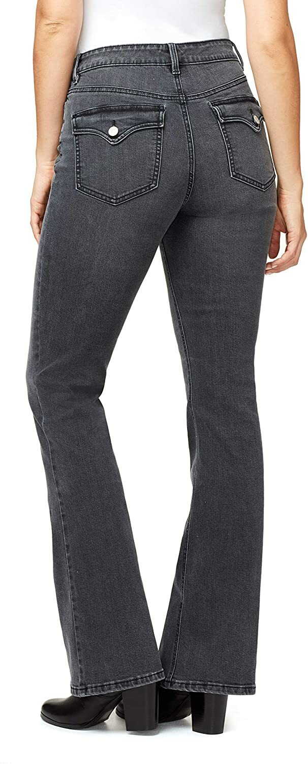 NWT Women's Gloria Vanderbilt Generation GV Mid Rise Kick Bootcut Jeans