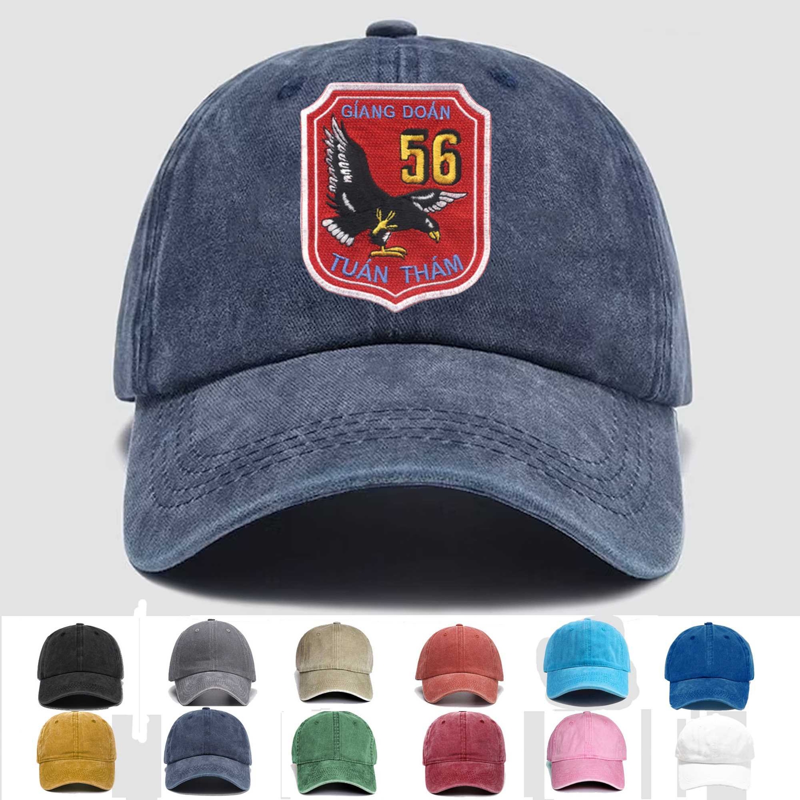 Custom Embroidered Hat Naval River Patrol Group 56, Veteran Cap, Trucker Hat