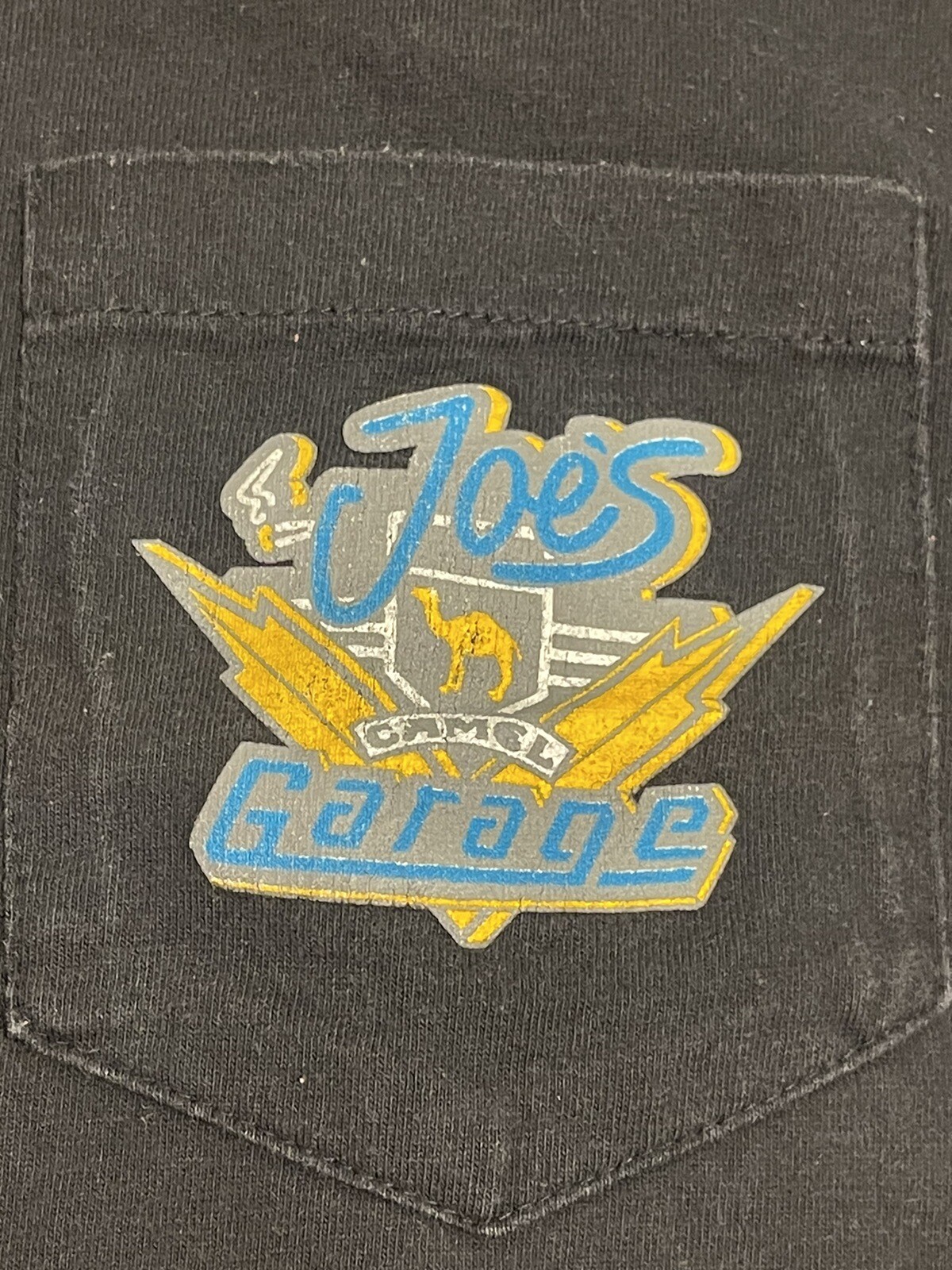 Vintage 1993 CAMEL Cigarettes Joe’s Garage Pocket T S… Gem