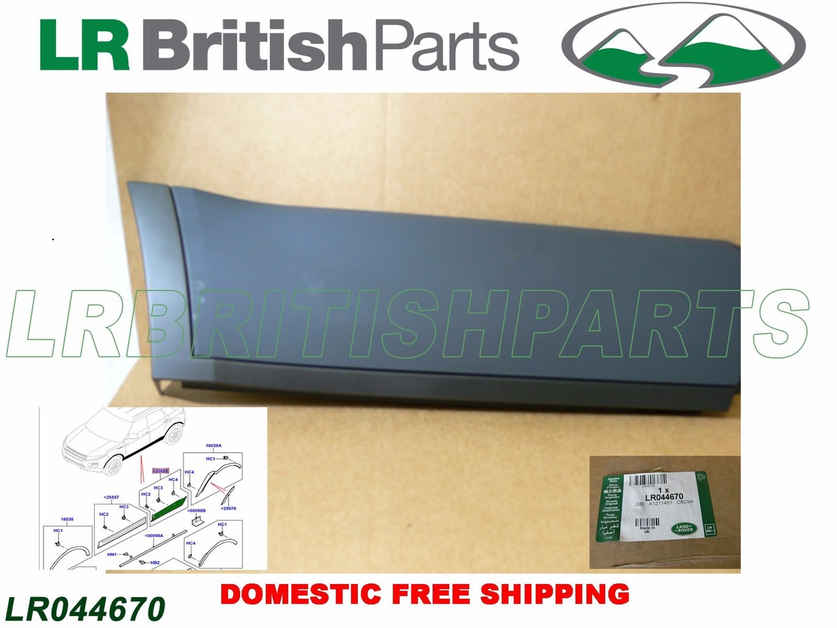 GENUINE LAND ROVER REAR DOOR OUTSIDE MOULDING RANGE ROVER EVOQUE